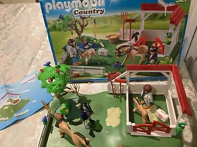 Buy Playmobil 6147 - County Horse & Stables Play Set With Figures - Boxed • 15£