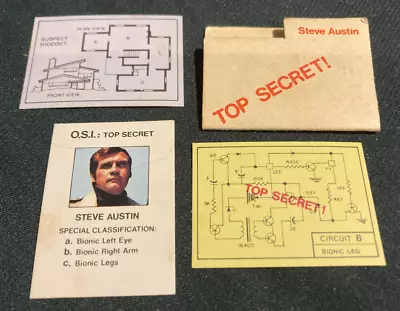 Buy Vintage Kenner 1976 Six Million Dollar Man Goldman Top Secret Files STEVE AUSTIN • 24.99£