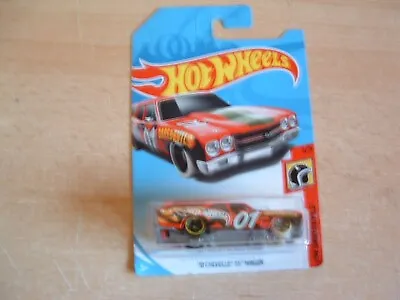 Buy New Sealed '70 CHEVELLE SS WAGON Hw Daredevils HOT WHEELS Toy Car TRUCK RED • 6.99£