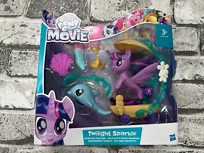 Buy My Little Pony The Movie Twilight Sparkle Undersea Carriage - Hasbro - BNIP New • 25£