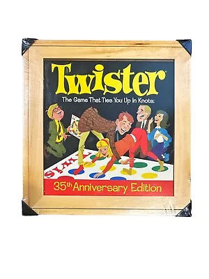 Buy Twister 35th Anniversary Edition Wood Box Hasbro Nostalgia Series NEW SEALED! • 27.23£