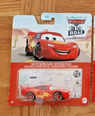 Buy Disney Pixar Cars Diecast - Road Trip Lightning McQueen - New 1:55 Scale • 8£