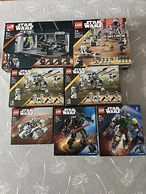 Buy Lego Star Wars Set Bundle 7x In Total(No Minifigures Just Sets) Read Descr. • 55.99£