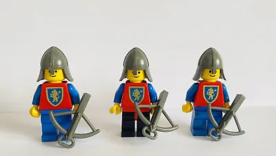 Buy LEGO Vintage Castle Knights Lion Knights Crusaders Cas112 From 6081 6077 X 3 • 18.99£