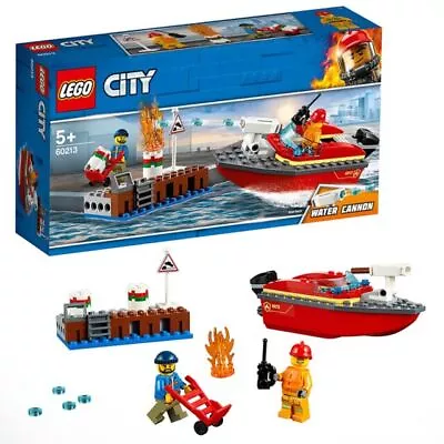 Buy LEGO CITY: Dock Side Fire (60213) Never Opened Brand New • 8.75£
