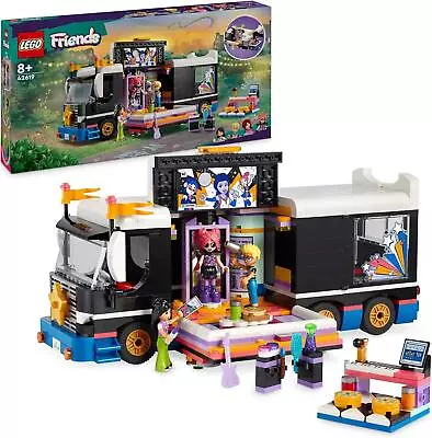 Buy LEGO Friends Pop Star Music Tour Bus Buildable Construction Set 42619 • 78.99£