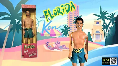 Buy Vintage - Barbie - Florida Ken - 1998 - Mattel #20496 - Nrfb • 51.72£