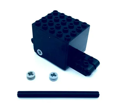 Buy LEGO® 1 X Winding Motor Large Black Pull Back 54802 Slide Motor (L296) • 2.52£