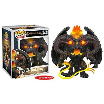 Buy Funko Pop! Movies - Lord Of The Rings Balrog Super Sized 6  Vinyl Figure #448 • 42.95£