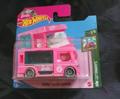 Buy Hot Wheels - Barbie - Dream Camper - Van Rose - Year 2021 - Short Cards - 564 • 7.91£