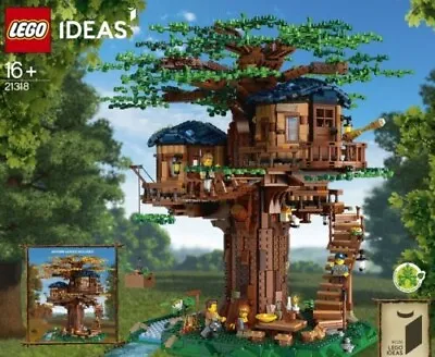 Buy LEGO IDEAS SET #21318 TREEHOUSE 100% COMPLETE W/ MINIFIGS BOX & INSTRUCTIONS • 402.13£
