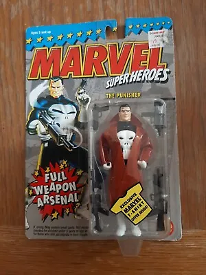 Buy The Punisher With Jacket Super Heroes Toy Biz Marvel Moc Figure • 46.99£