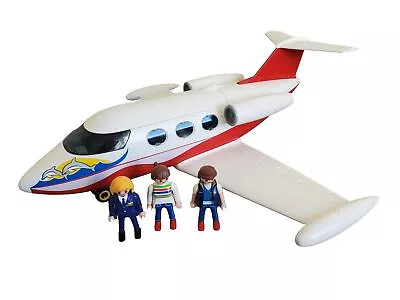 Buy Playmobil Airport 6081 Jet Plane With Pilot And Tourists - Summer Fun Dolphin • 18.49£