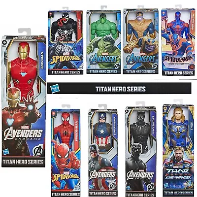 Buy Complete Marvel Titan Hero Series Avengers Hasbro Action Figures - 12  30cm  • 13.90£