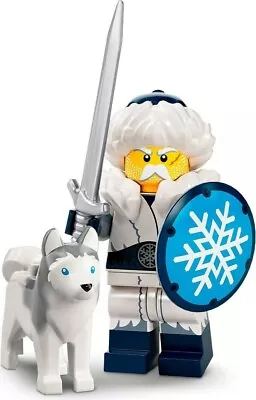 Buy LEGO Series 22 Minifigure - SNOW GUARDIAN & Husky Dog - 71032 - New & Unopened • 0.99£