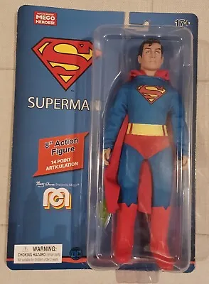 Buy MEGO DC Comics Super Heroes 8 Inch Action Figure Superman • 22.95£