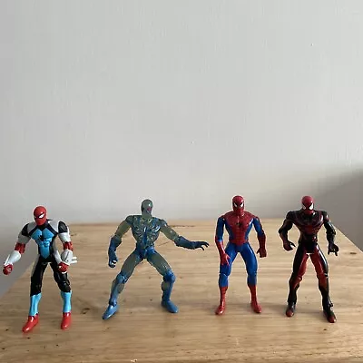 Buy Vintage Toybiz 1994-97 Action Figures Marvel Spider-man X4 Bundle • 14.99£