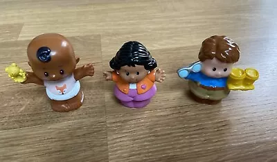 Buy 3 X Fisher Price Little People Play Figures Baby Mother Boy • 2.50£
