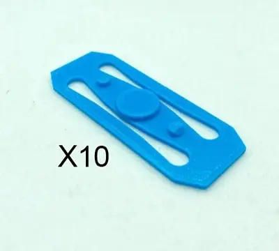 Buy X10 Hot Wheels Track Connector Clips Connection Spares Fix 3D Printed • 9.84£