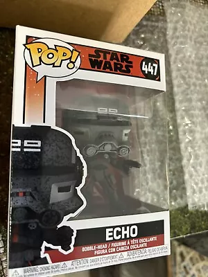 Buy Funko Pop! Television: Star Wars: The Bad Batch - Echo Vinyl Figure • 20£