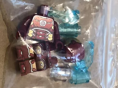 Buy LEGO Super Heroes Marvel Avengers Iron Man Minifigure (trans Clear Head) • 5£