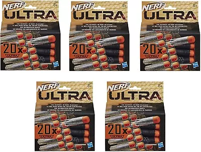 Buy 5 X NERF ULTRA Darts  (20 Per Pack)  **only £4.59 Per Pack** BNIB • 22.95£