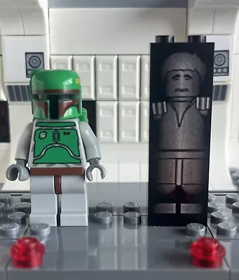 Buy LEGO Star Wars Boba Fett Classic Minifigure + Han Solo In Carbonite | Sw0002 • 45£