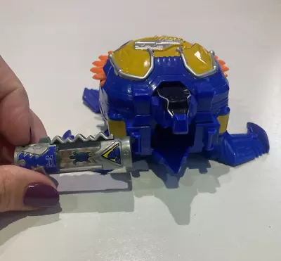 Buy Power Rangers Dino Charge Archelon Zord With #21 Energem Charger. No 21 Blue Toy • 12.50£