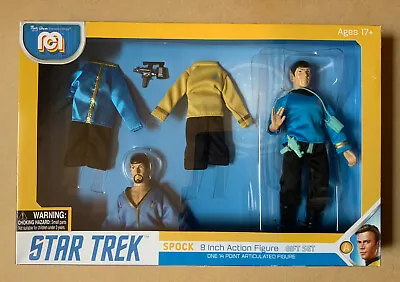 Buy Mego Star Trek Spock 8” Figure 14 Point Articulated Figure Gift Set Marty Abrams • 40£