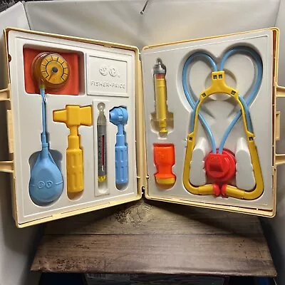 Buy Vintage Fisher Price Medical Kit 1977 UK, Doctors Case Nurses Kit COMPLETE VGC • 14.99£