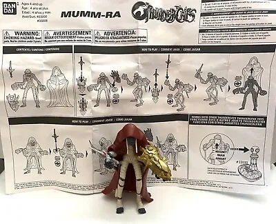Buy Rare Bandai Thundercats Mumm-Ra Action Figure With Accessories And Manual • 27£
