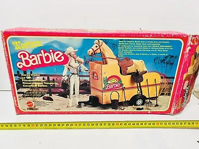 Buy Barbie Western Horse Trailer Mattel New Vintage But Incomplete • 41.01£