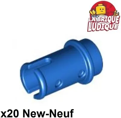 Buy LEGO Technic 20x Pin Axle Axis Clip Clips 1/2 Blue/Blue 4274 NEW • 1.93£
