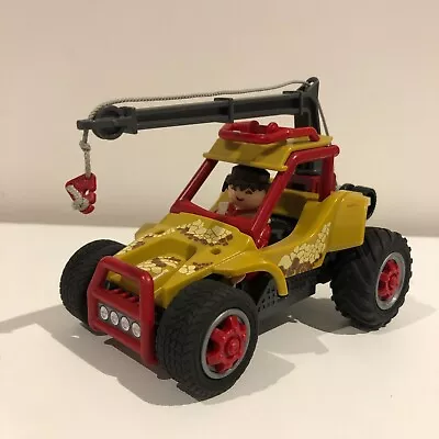 Buy Playmobil Dinosaurs: Dinos Hunter Vehicle With Driver - Mustard & Red • 4£
