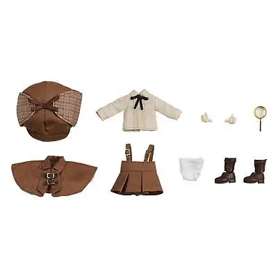 Buy Original Character Parts For Nendoroid Doll Figure Outfit Set Detective Girl Brn • 31.97£