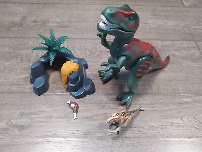 Buy Playmobil Tyrannosaurus Rex T-Rex Dinosaur And Raptor Set  • 10£