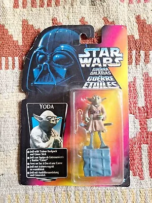 Buy Star Wars YODA With Trainer Backpack KENNER 12 BACK Figure Sealed • 5£