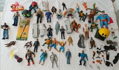 Buy Vintage 80s 90s Action Figure Toy Bundle - A-Team He-Man TMNT WWF Accessories  • 49.99£
