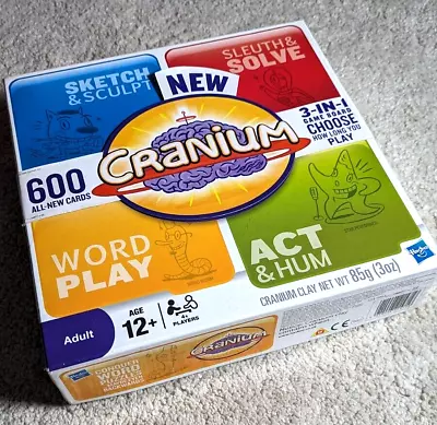 Buy Cranium 3 IN 1 Board Game, Creative Party Game, - Perfect, Complete • 6£