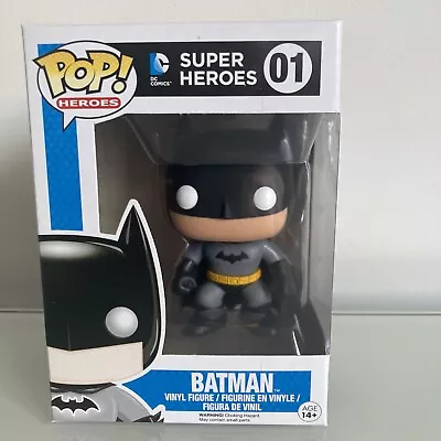 Buy Funko Pop! DC Heroes  Batman #01 With Protector • 20£