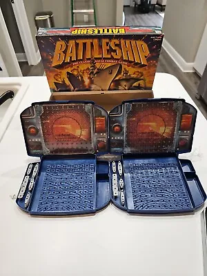 Buy 2002 Battleship The Classic Naval Combat Game Milton Bradley Complete Vintage • 4.75£