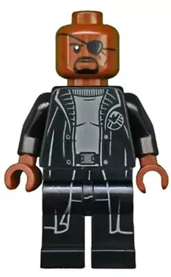 Buy LEGO Marvel Avengers Nick Fury Figure From Set 76153/76184/76216 NEW • 5.95£