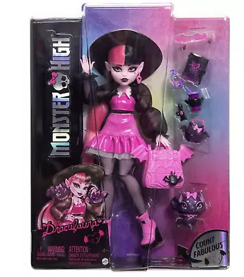 Buy Mattel Monster High Draculaura Fashion Doll W Pet Count Fabulous Accessories New • 39.65£