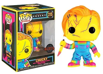 Buy Funko Pop! Movies Bride Of Chucky - Chucky Blacklight #315 Special Edition Vinyl • 16.99£