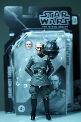 Buy Grand Moff Tarkin Star Wars Black Series 6 Inch Figure Hasbro + Custom Head ! • 49.99£