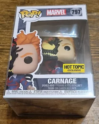 Buy #797 Carnage (Transforming) Marvel Funko POP With POP Protector  • 20£