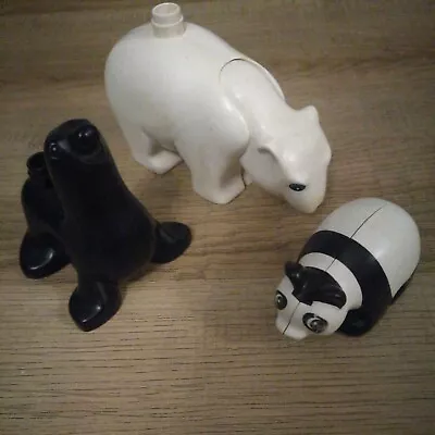 Buy Vintage Duplo Polar Bear , Sea Lion And Panda Good Used Condition From Duplo Zoo • 6.50£