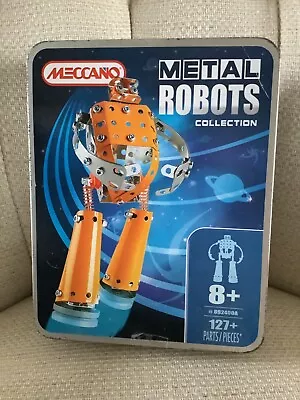 Buy Meccano Metal Robots Collection Orange #892400A 2008 127+ Pieces Tin Rare Htf • 13.95£