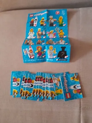 Buy LEGO Minifigures Series 17 Leaflets X16 • 1.99£