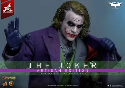 Buy Hot Toys Exclusive Artisan Joker The Dark Knight Limited Edition Rooted Hair • 815£